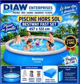 Bestway Fast Set piscine hors sol   457 x 122  cm