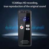 Dictaphone portable noir enregistreur vocal 8GO