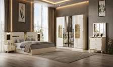 CHAMBRE À COUCHER COMPLÈTE 5 PIÈCES - BEIGE LUCIE (3445