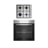 FOUR BEKO ENCASTRABLE ELECTRIQUE + PLAQUE A GAZ 4FEUX