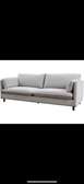 Canapé 3 places en tissu beige