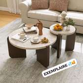 Table basse 2pcs Gad