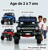 Voiture Électrique Enfant avec LED – 2 à 7 Ans