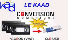 Le KAAD conversion VHS vers clé USB rapide
