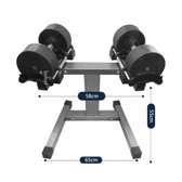 Ensemble d'haltères Rechargeable 2 x 20 kg avec support