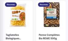 Bio+ Tagliatelles biologiques blé complet 500g