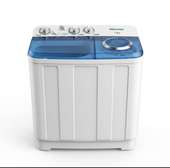 Hisense lave-linge semi-automatique 7.5kg blanc bleu