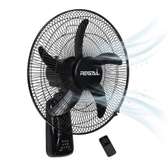 VENTILATEUR 16POUCES REGAL MURAL AVEC COMMANDE NOIR