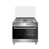 CUISINIERE CAC 5FEUX 90X60 INOX FULL OPTION