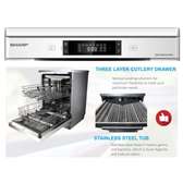 Lave-Vaisselle Sharp 14 Couverts Blanc QW MA814WH2 –