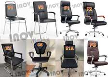 Chaise et fauteuil de bureau