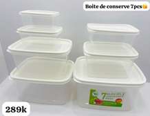 Lot 7 boîtes hermétiques cuisine