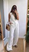 Ensemble blanc élégant