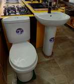 Ensemble chaise anglaise et Lavabo complet