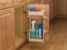 Étagère de rangement sous évier en bois