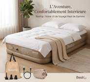 Matelas Gonflable 1 Place  Pompe Intégrée