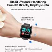 Montre connectée Bluetooth Moniteur Tracker Fitness Y68