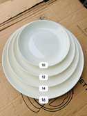 Lot 4 Assiettes Porcelaine Blanches 10-16 cm
