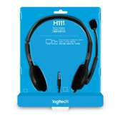 Casque Stéréo Logitech H111 avec Microphone Jack 3.5mm