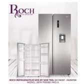 REFRIGERATEUR ROCH SIDE BY SIDE 2PORTES AVEC FONTAINE GRIS