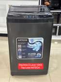 Machine à laver top 8 kg gris métallisé écran digital
