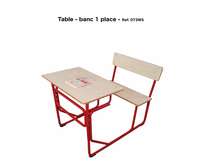 Table banc 1 place