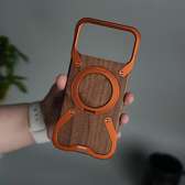 Apple coque en bois et aluminium pour iphone 17 pro Max