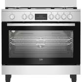 CUISINIERE 5FEUX BEKO 90X60 A GAZ FULL OPTION VENTILO