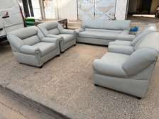 Salon 7 place semi cuire