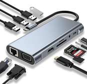 Hub USB-C, adaptateur 11-en-1 USB-C to HDTV