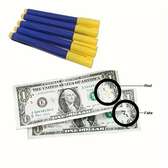 Pack 6 Stylos marqueurs UV Détecteur de faux billets