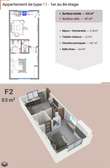 Appartement F2 53m² l