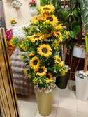Tournesol avec cache pot et déco