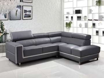 SALON CUIR 5 PLACES ANGLE LD-738