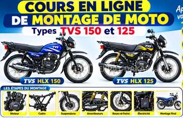 FORMATION EN LIGNE EN MONTAGE COMPLETE DE MOTO TV5