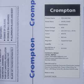 Ventilateur de plafond Crompton WHIRL WIND 900mm