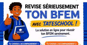 BFEM 2026 PRÉPARATION À DOMICILE OU EN LIGNE