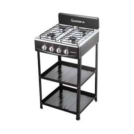 PLAQUE DE CUISSON DESKA 4FEUX 60X60 AVEC TABLE GSF06DK