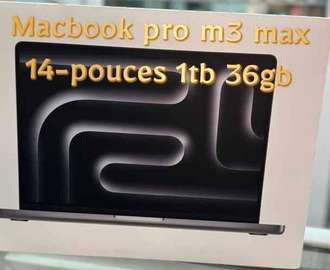 MacBook Pro M3 Max 14 pouces 1 To 36 Go RAM