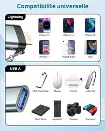 OTG adaptateur iphone lightning original