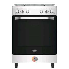 CUISINIERE HOTPOINT 4FEUX A GAZ 60X60 FOUR A GAZ GRIS