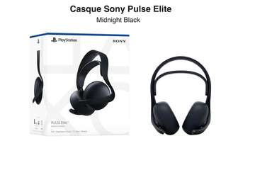 Casque PS5 Pulse Elite Black