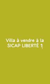 Villa à vendre à la SICAP Liberté 1