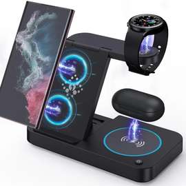 Station de Charge Sans Fil 10-15W Multi Appareils