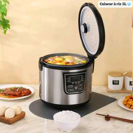 Cuiseur à riz 5L inox programmable avec maintien chaud