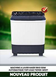 Machine à laver Haier TW100-M1217  semi-automatique 10 kg