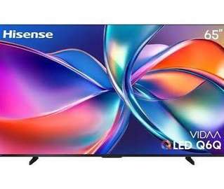 HISENSE- LED- 65Q6Q, QLED, QUANTUM DOT 4K -SMART VIDAA