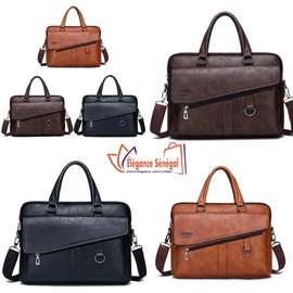Sac d'ordinateur en Cuir Dakar