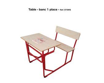 Table banc 1 place