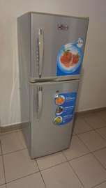 ASTECH réfrigérateur 2 portes gris métallisé 138L
